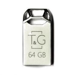USB Flash Drive 64Gb T&G 110 Metal series Silver (TG110-64G) - Картинка 2