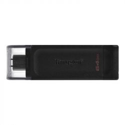 USB3.2 64GB Type-C Kingston DataTraveler 70 Black (DT70/64GB) -  1