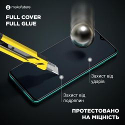 Скло захисне MakeFuture Samsung A21s Full Cover Full Glue (MGF-SA21S) - Картинка 5