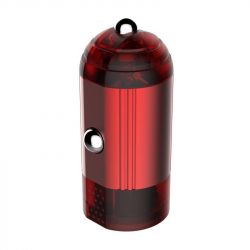 Автомобільний зарядний пристрій ColorWay (1USBх3А) QC3.0 Red (CW-CHA012Q-RD) - Картинка 4