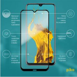 �������� ������ Piko ��� Xiaomi Redmi Note 8 Black Full Glue, 0.3mm, 2.5D (1283126496134) - �������� 3