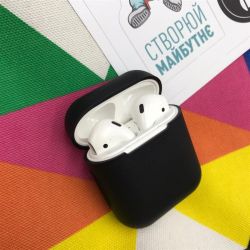  MakeFuture Silicone  Apple AirPods 1/2 Black (MCL-AA1/2BK) -  3
