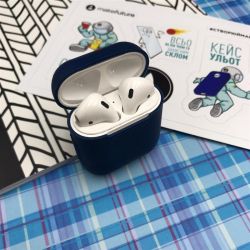  MakeFuture Silicone  Apple AirPods 1/2 Blue (MCL-AA1/2BL) -  3