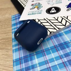  MakeFuture Silicone  Apple AirPods 1/2 Blue (MCL-AA1/2BL) -  4
