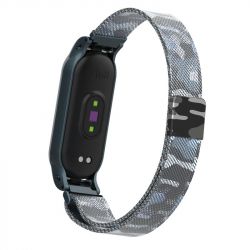 ������� Armorstandart Milanese Magnetic Band ��� Xiaomi Mi Band 5/Mi Band 6 Khaki White (ARM56857) - �������� 4