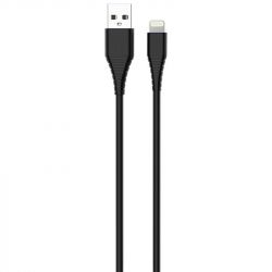  ColorWay USB-Lightning (PVC), 2.4, 1, Black (CW-CBUL024-BK) -  2
