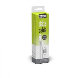  ColorWay USB-microUSB (line-drawing), 2.4, 1, White (CW-CBUM028-WH) -  3