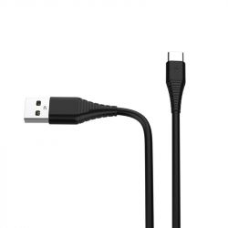 Кабель ColorWay USB-USB Type-C (PVC), 2.4А, 1м, Black (CW-CBUC026-BK) - Картинка 3