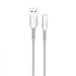 Кабель ColorWay USB-USB Type-C (line-drawing), 2.4А, 1м, White (CW-CBUC029-WH) - Картинка 2