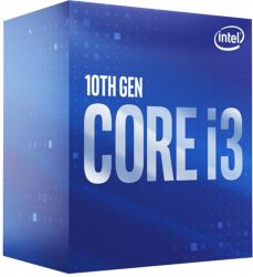  Intel Core i3 (LGA1200) i3-10300, Box, 4x3.7 GHz (Turbo Boost 4.4 GHz), L3 8Mb, UHD Graphics 630 (1150 MHz), Comet Lake, 14 nm, TDP 65W (BX8070110300)