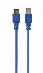 - USB 3.0 (AM) - USB 3.0 (AF), Blue, 3 , Cablexpert (CCP-USB3-AMAF-10) -  1
