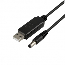 ������ �������� LDO-888 USB - DC (M/M), 5.5�2.1 ��, 12V, 1 �, Black (8612233355561)