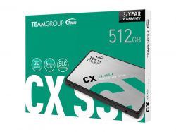SSD накопитель Team CX2 512GB 2.5" SATAIII 3D SLC (T253X6512G0C101) - Картинка 4