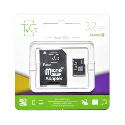  '  `i MicroSDHC 32GB UHS-I Class 10 T&G + SD-adapter (TG-32GBSD10U1-01) -  1