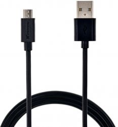   USB 2.0 AM to Micro 5P 2.5m black Grand-X (PM025B) -  3