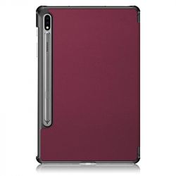 - BeCover Smart  Samsung Galaxy Tab S7 SM-T870/SM-T875/Tab S8 SM-X700/SM-X706 Red Wine (705224) -  2