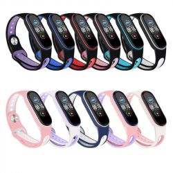 ������� BeCover Sport Style ��� Xiaomi Mi Smart Band 5/Mi Smart Band 6/Mi Smart Band 7 White-Pink (705174) - �������� 2