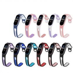  BeCover Sport Style  Xiaomi Mi Smart Band 5 White-Pink (705174) -  4