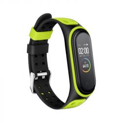  BeCover Colour Style  Xiaomi Mi Smart Band 5 Black-Green (705156)