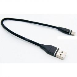  Dengos USB-USB Type-C 0.25 Black (NTK-TC-SHRT-BLACK)