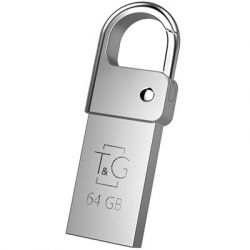 USB Flash Drive 64Gb T&G 027 Metal series Silver (TG027-64G)