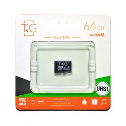   microSDHC, 64Gb, Class10 UHS-I, T&G,   (TG-64GBSDCL10-00)