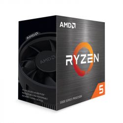  AMD (AM4) Ryzen 5 5600X, Box, 6x3.7 GHz (Turbo Boost 4.6 GHz), L3 32Mb, Zen 3, 7 nm, TDP 65W,  ,  Wraith Stealth (100-100000065BOX)