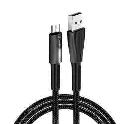 USB <-> microUSB, ColorWay, Black, 1 , 2.4A (CW-CBUM035-BK) -  1