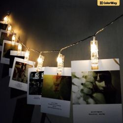 ������������ �������� ColorWay (CW-LCP-20L30BU) 20LED, 3�, � ���������� ��� ����, USB - �������� 9