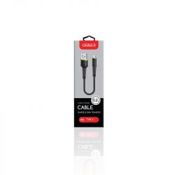  Intaleo CBFLEXT0 USB-USB Type-C 0.2 Black (1283126487446) -  4