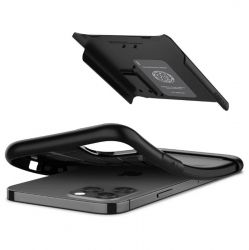 �����-�������� Spigen Slim Armor ��� Apple iPhone 12 Pro Max Black (ACS01479) - �������� 5