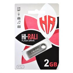 USB Flash Drive 2Gb HI-RALI Shuttle series Black (HI-2GBSHBK)