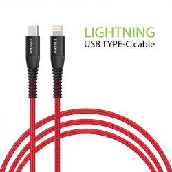  Intaleo CBRNYTL1 USB-C-Lightning 1.2 Red (1283126504129) -  4