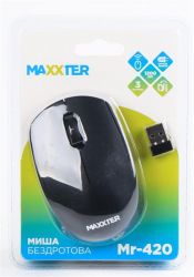   Maxxter Mr-420 Black USB -  6
