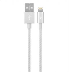  Ttec (2DKM02G) USB - Lightning, AlumiCable, 1.2, Silver, MFi -  1