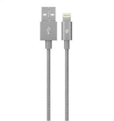  Ttec (2DKM02UG) USB - Lightning, AlumiCable, 1.2, Space Gray, MFi
