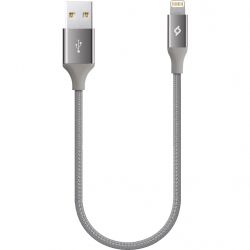  Ttec (2DK28UG) USB - Lightning, AlumiCable Mini, 0.3, Space Gray -  1