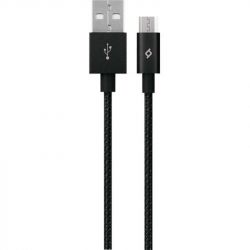  Ttec (2DK11S) USB - icroUSB AlumiCable, 1.2, Black -  1