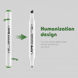Художній маркер Arrtx Спиртові Alp ASM-0280A 80 кольорів (LC302192) - Картинка 7