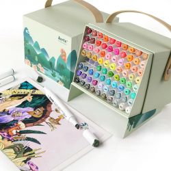 Художній маркер Arrtx Спиртові Alp ASM-0280A 80 кольорів (LC302192) - Картинка 9