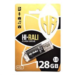 USB3.0 128GB Hi-Rali Rocket Series Black (HI-128GBVC3BK) -  1