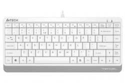  A4Tech FK11 USB (White) Fstyler Compact Size keyboard, USB -  1