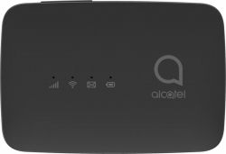 Мобильний 3G/4G маршрутизатор Alcatel LINKZONE LTE Mobile WiFi (MW45V) Black (Qualcom MDM 9207, 4G/LTE cat.4, microUSB, 1x3FF, SIM, 2150mAh)
