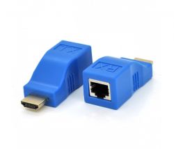  Voltronic HDMI - RJ-45 (M/F), Blue (YT-SCPE HDMI-30m720P/14662) -  1