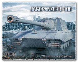 Коврик Pod Mishkou Танк Jagdpanzer E-100, пластик