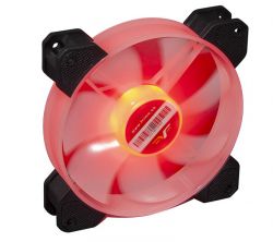  120 , Frime "Iris", Black, 12012025 , Red LED  (12 LED), 1030 /, 23.4 (), 3-pin + MOLEX,   (FLF-HB120MR8)