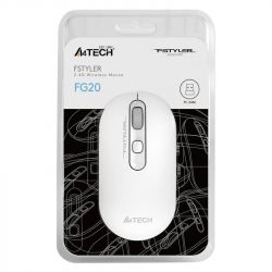 Мышь беспроводная A4Tech FG20 White USB - Картинка 5