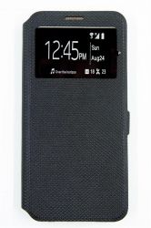 e- Dengos Flipp-Book Call ID  Samsung Galaxy A02s SM-A025 Black (DG-SL-BK-275)