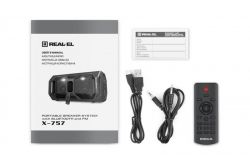 ���������� ��������� ������� REAL-EL X-757 Black - �������� 4