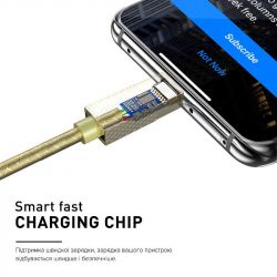 Кабель Luxe Cube Premium USB-microUSB, 1м, сірий (8886668686167) - Картинка 3